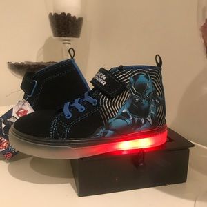 New BLack panter Marvel light up booties